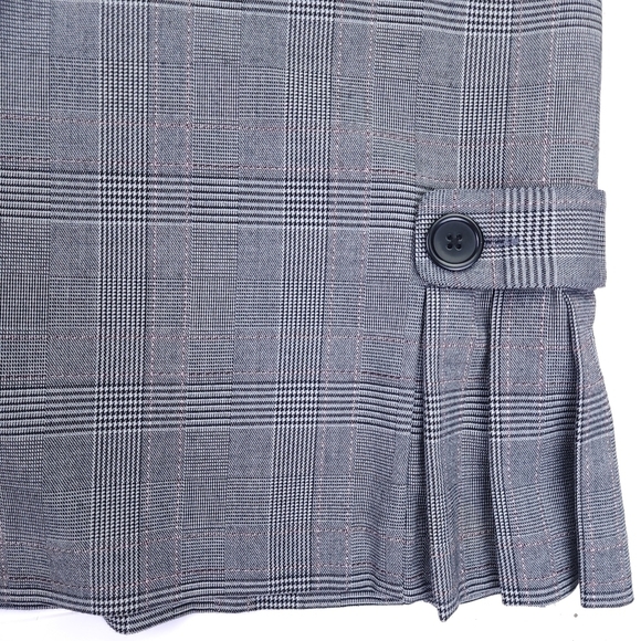 Larry Levine Stretch Grey Skirt Sz 10 - Picture 8 of 9